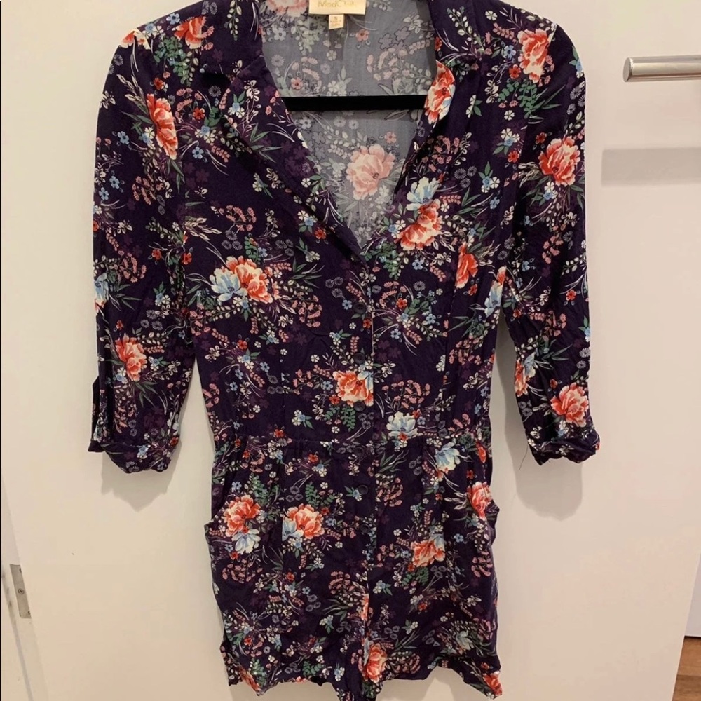 ModCloth floral romper